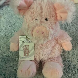 Warmies Pink Stuffed Pig Toy